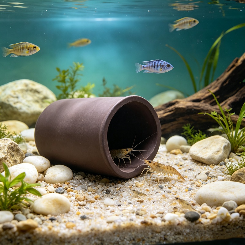 New Fish Tank Cave Aquarium Sh - огляд і ціна Hide Cave Ceramic