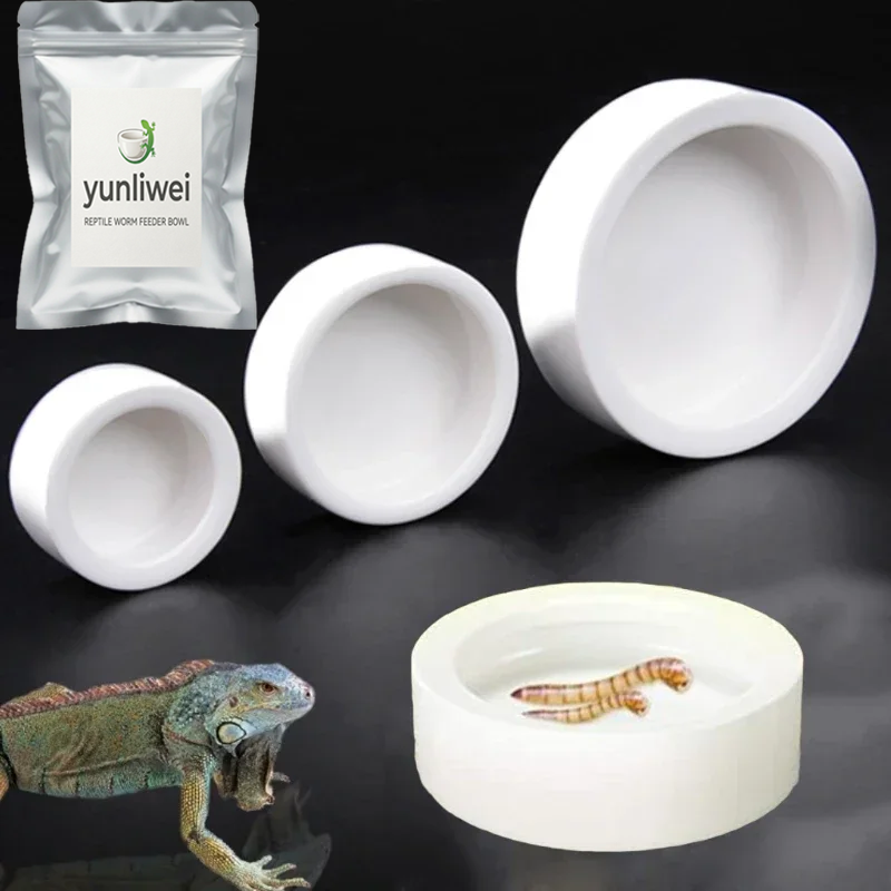 Reptile Food Bowl Anti-Escape  - огляд і ціна Water Dish Reptile